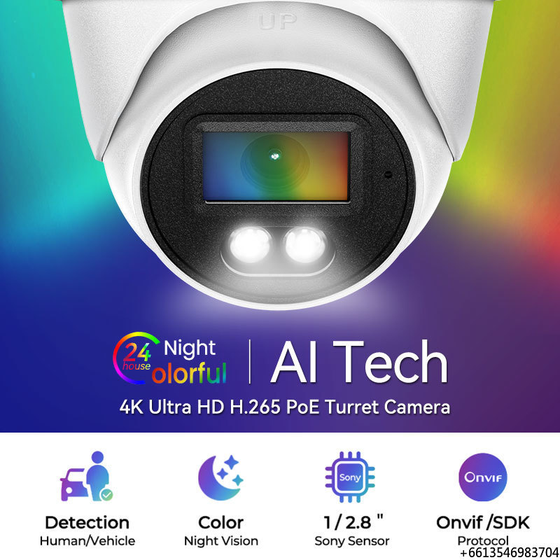 Security Ip Camera - Kamera obrotowa 4K Ultra HD do