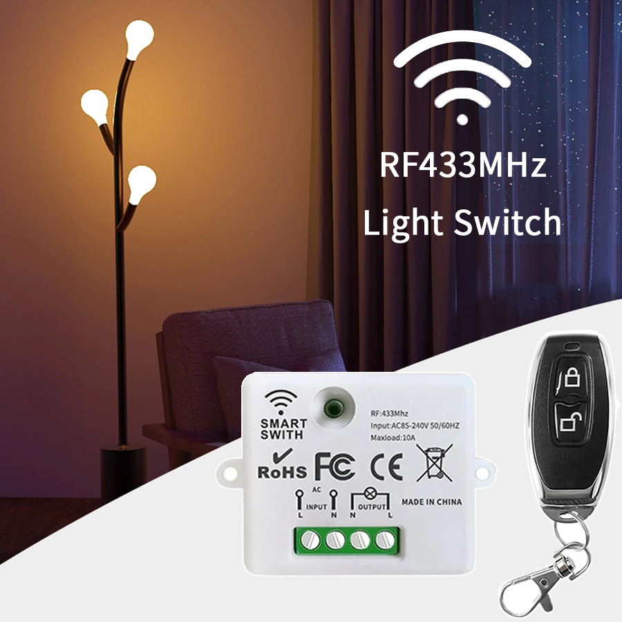 Smart Home Simple - Bezprzewodowy przełącznik zdalnego sterowania RF 433MHz