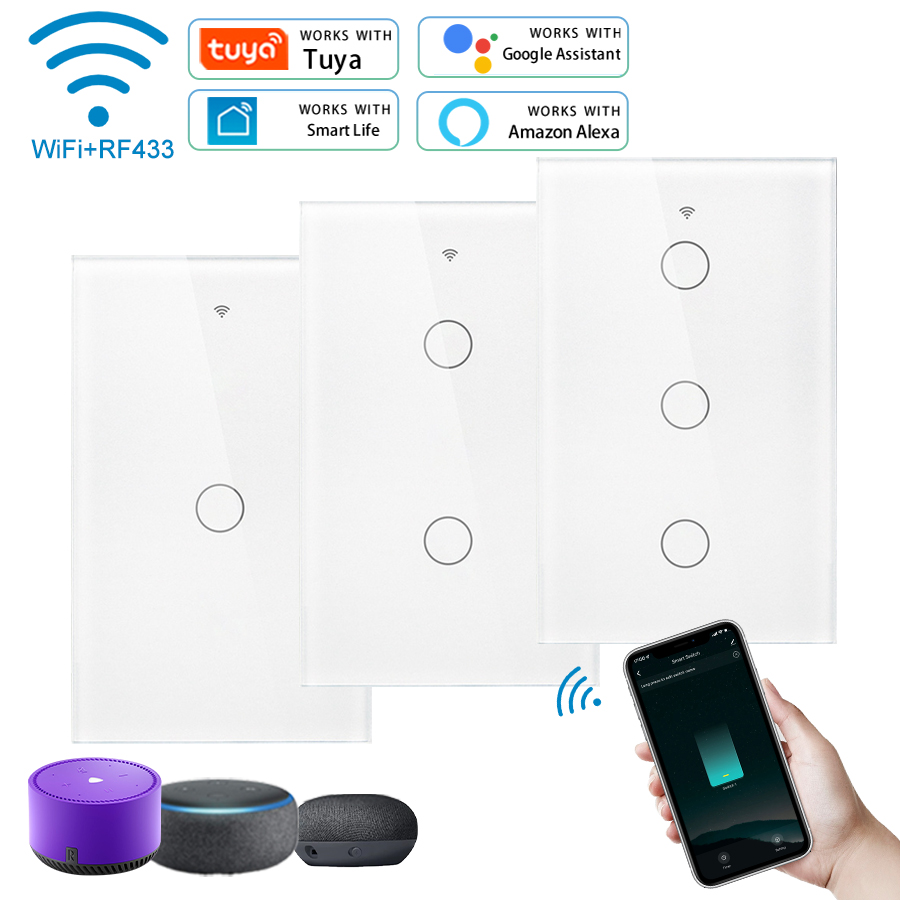 Homesmart Online - Tuya WiFi Touch Wall Smart Switch