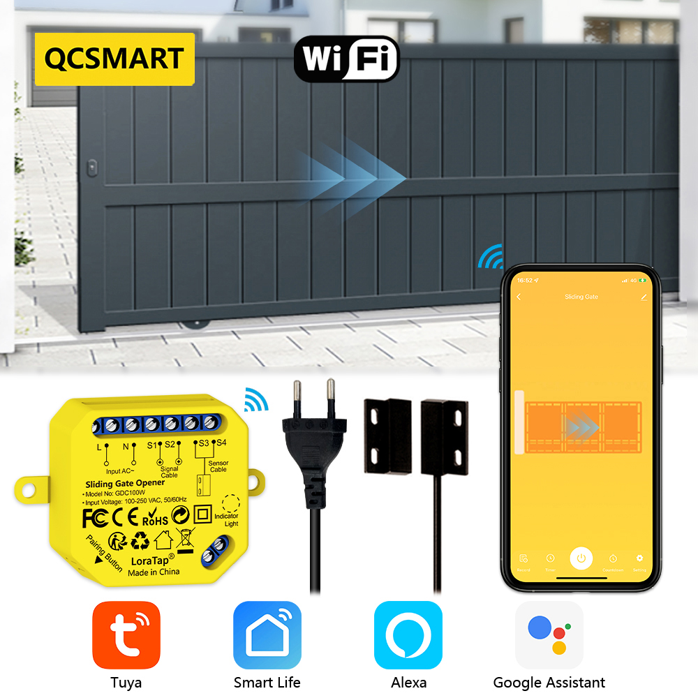 Smart Home Improvement - Tuya WiFi Przesuwna brama garażowa Przełącznik