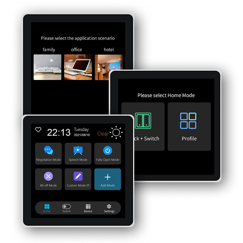 Smart Home Touchscreen Control Panel - FUERS 4-calowy ekran dotykowy wielofunkcyjny inteligentny