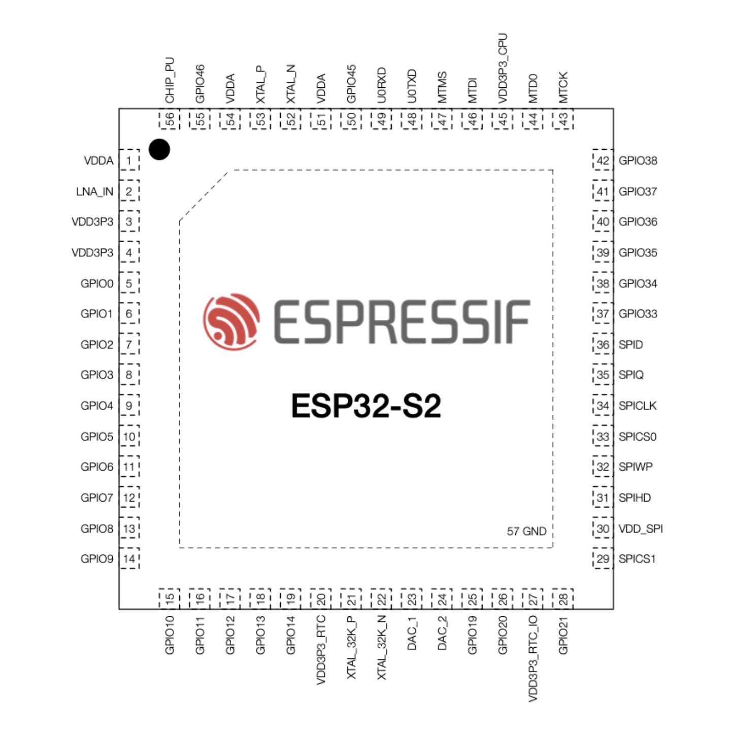 Smart Home Nas - Moduł Wifi Esp32-S2 Espressif Qfn-567 802.