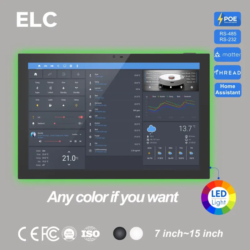 Smart Home Assistant - Panel Smart Home Home Assistant 10,1