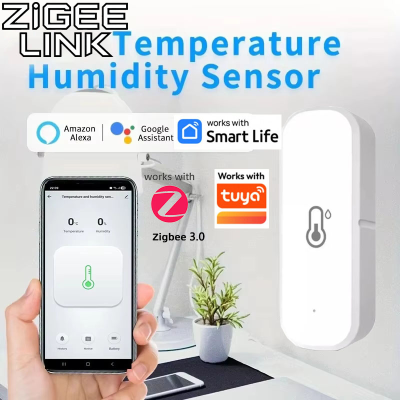 Smart Home Improvement - Obsługuje czujnik temperatury i wilgotności Tuya