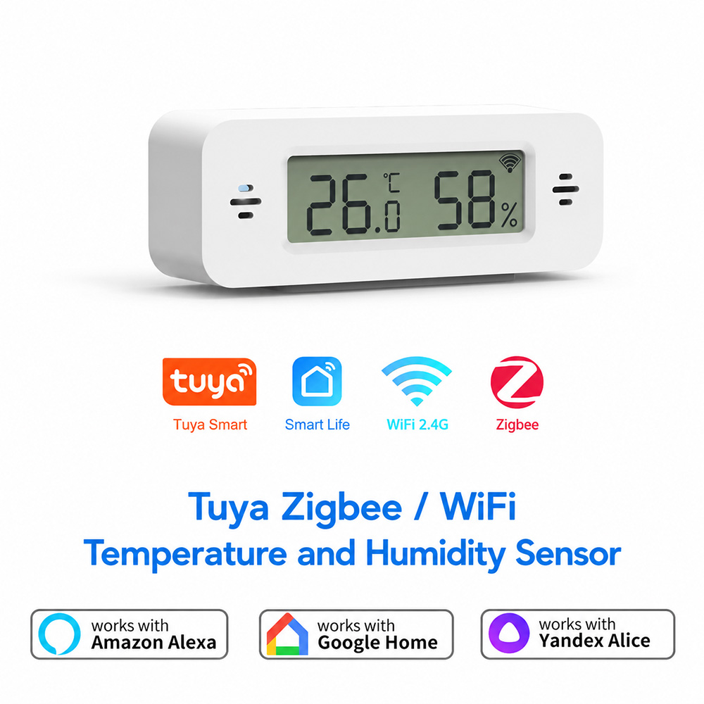 Smart Home Simple - Czujnik temperatury i wilgotności Tuya Zigbee