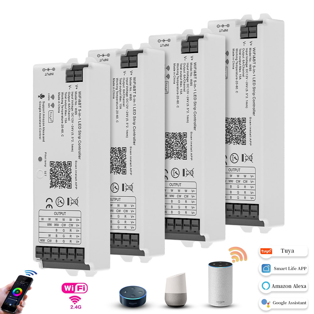 WB5 WiFi Bluetooth 5 w 1 Kontr – Wifi Led Dimmer recenzja i cena