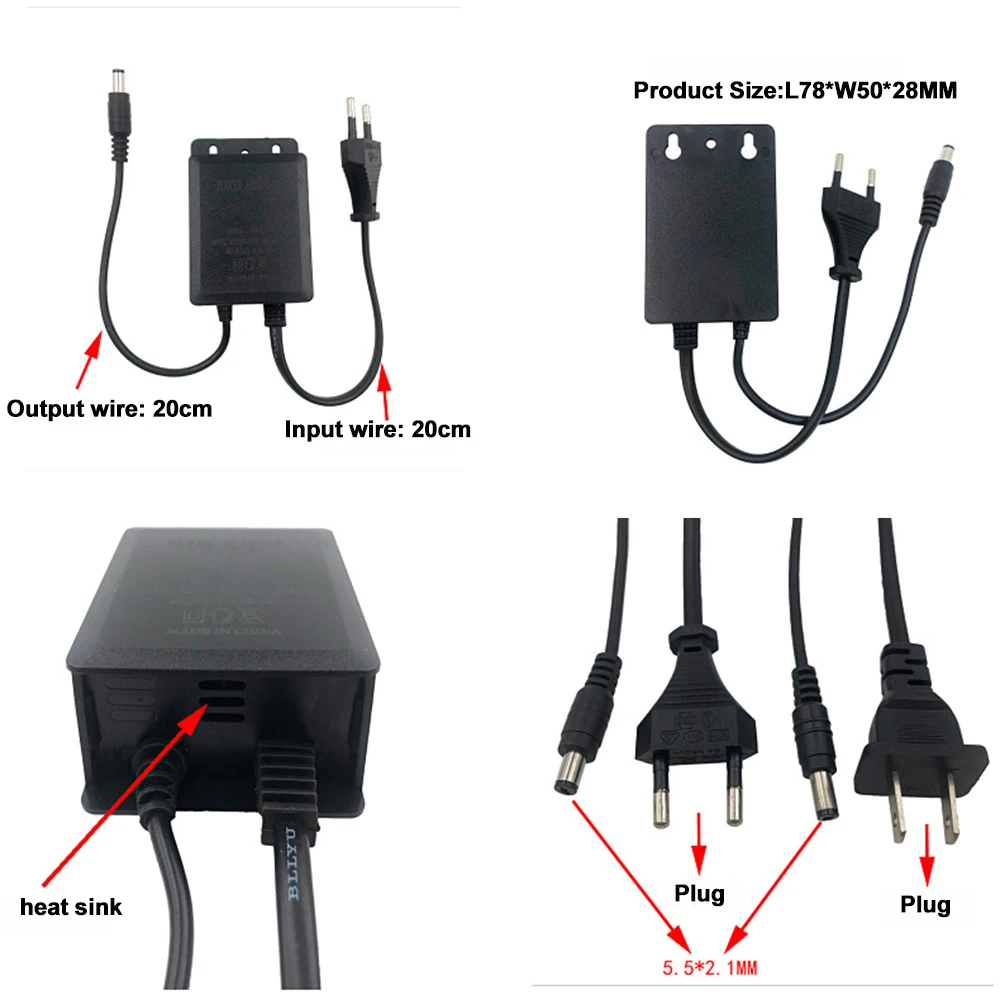 Outdoor AC 100-240V wejście DC – Security Ip Camera recenzja i cena