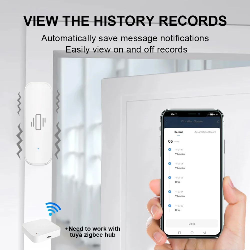 Inteligentny czujnik wibracji  – Smart Home Project recenzja i cena
