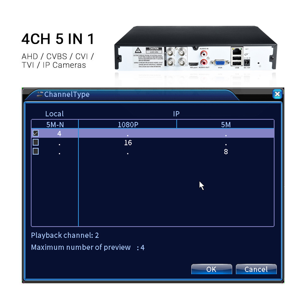 Hamrolte 5 m-n AHD DVR 4CH/8CH – Security Ip Camera recenzja i cena
