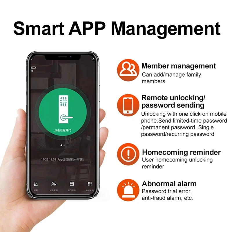 Zdalne sterowanie WiFi, aplika – Smart Home Door Lock recenzja i cena