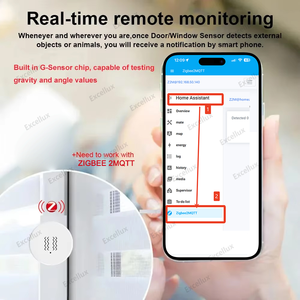 Czujnik wibracji Zigbee 3.0 Sm – Smart Home Assistant recenzja i cena