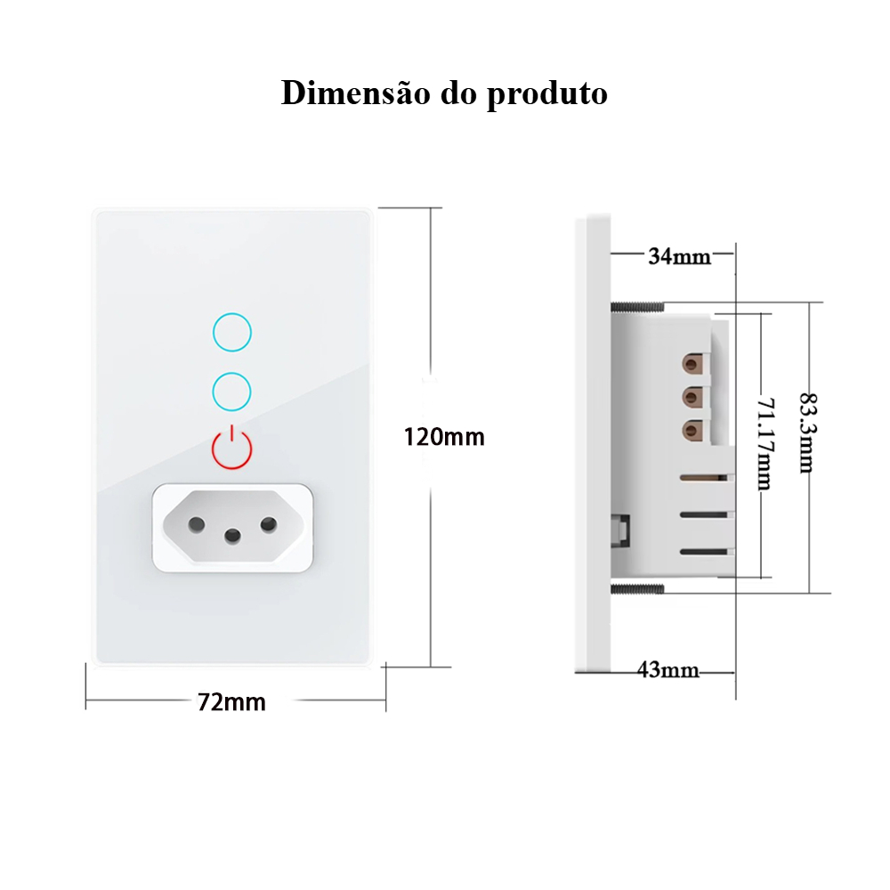 Melery Tuya Wifi Smart Brazil  – Smart Home Touchscreen Control Panel recenzja i cena