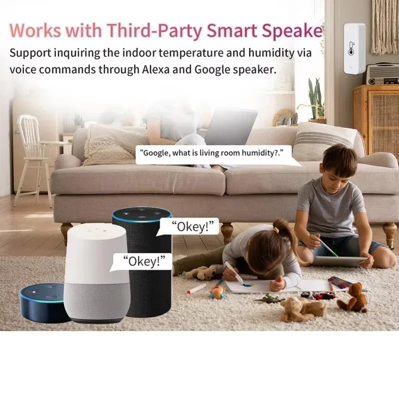 Obsługuje czujnik temperatury  – Smart Home Improvement recenzja i cena